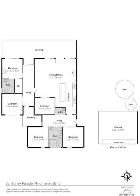 38 Sidney Parade, Hindmarsh Island, SA, 5214 - Floorplan 1