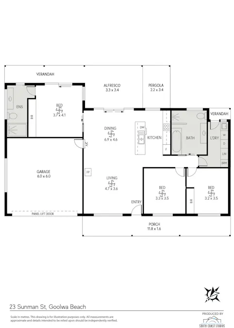 23 Sunman Street, Goolwa Beach, SA, 5214 - Floorplan 1