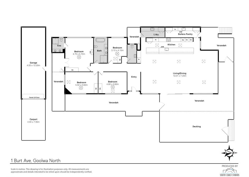 1 Burt Avenue, Goolwa North, SA, 5214 - Floorplan 1