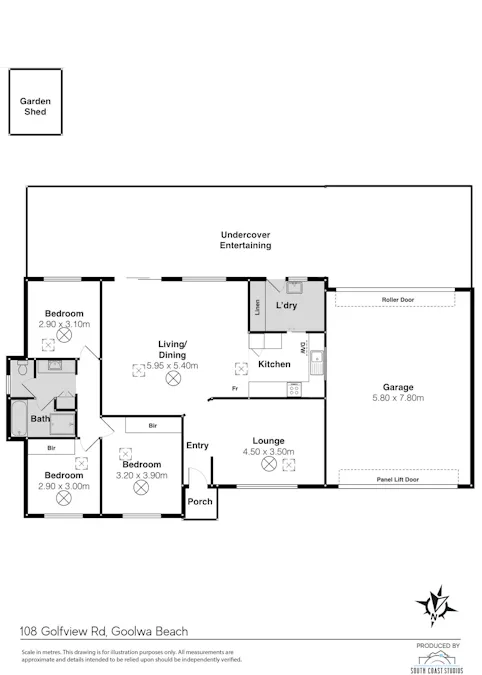108 Golfview Road, Goolwa Beach, SA, 5214 - Floorplan 1
