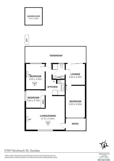 1/154 Fenchurch Street, Goolwa, SA, 5214 - Floorplan 1