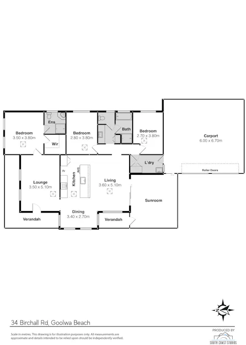 34 Birchall Road, Goolwa Beach, SA, 5214 - Floorplan 1