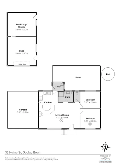 36 Holme Street, Goolwa Beach, SA, 5214 - Floorplan 1