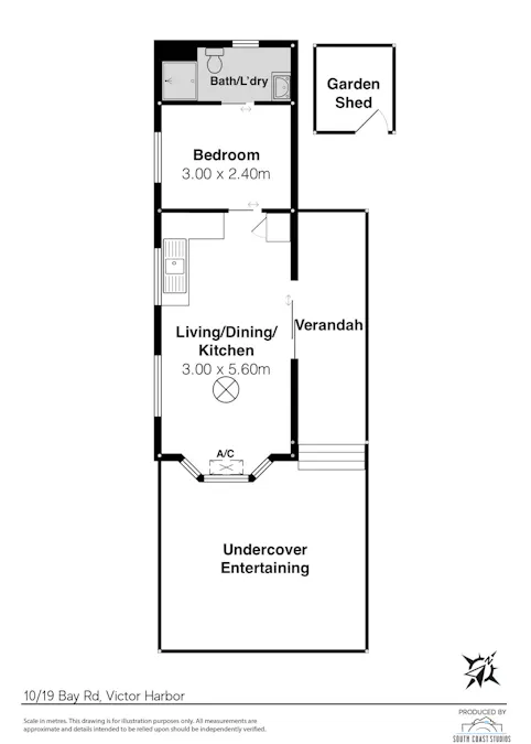 Cabin 10,  Bay Road, Victor Harbor, SA, 5211 - Floorplan 1