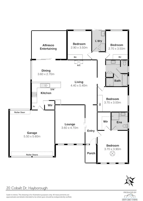 20 Cobalt Drive, Hayborough, SA, 5211 - Floorplan 1