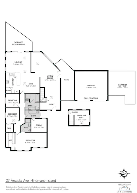 27 Arcadia Avenue, Hindmarsh Island, SA, 5214 - Floorplan 1