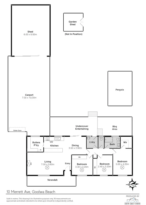 10 Merrett Avenue, Goolwa Beach, SA, 5214 - Floorplan 1