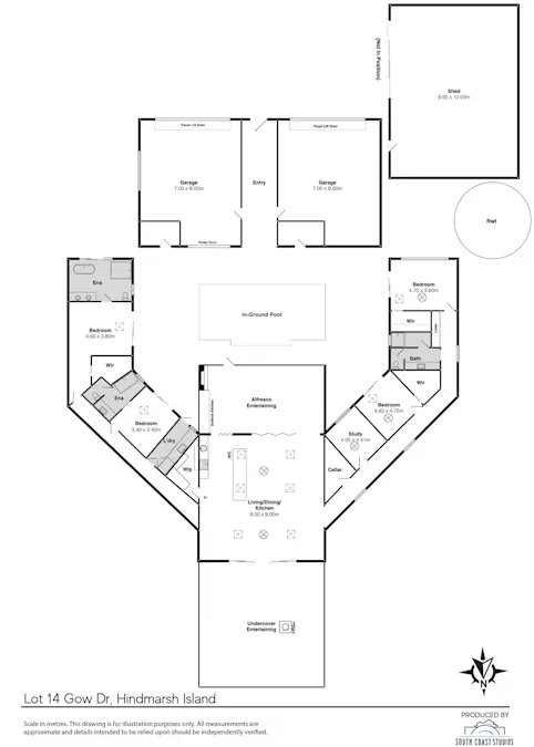 14 Gow Drive, Hindmarsh Island, SA, 5214 - Floorplan 1