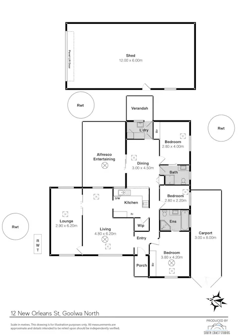 12 New Orleans Street, Goolwa North, SA, 5214 - Floorplan 1