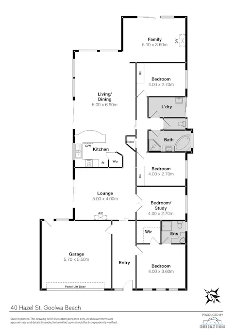 40 Hazel Street, Goolwa Beach, SA, 5214 - Floorplan 1