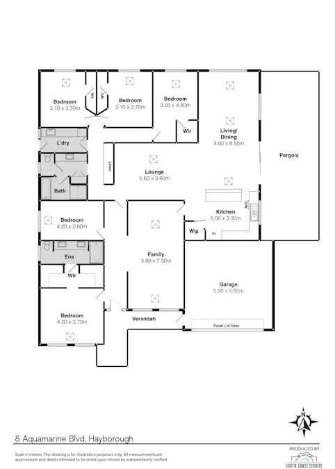 8 Aquamarine Boulevard, Hayborough, SA, 5211 - Floorplan 1