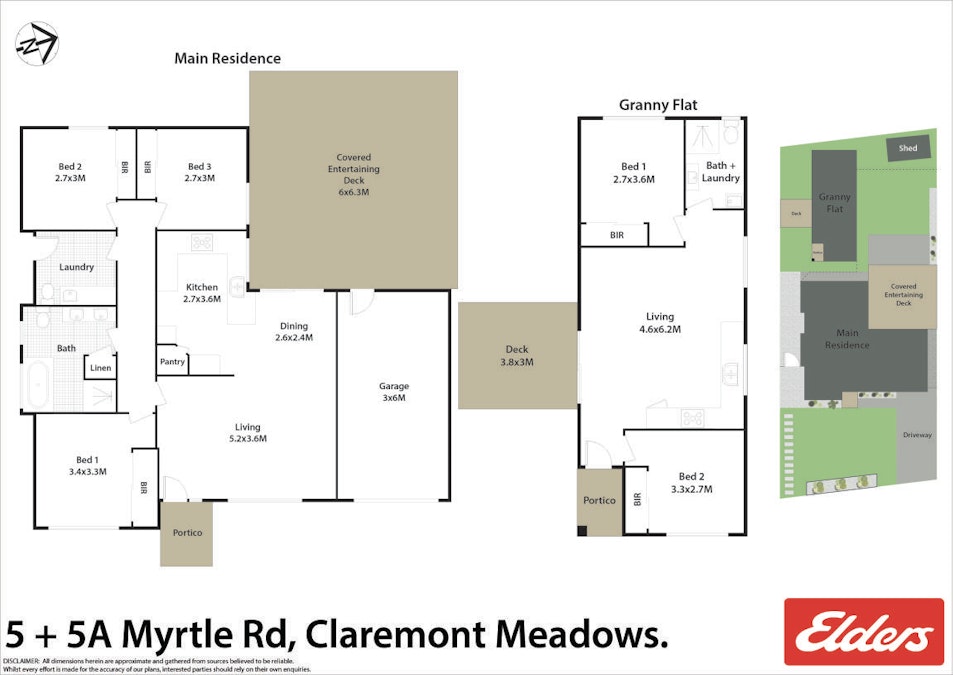 5 & 5A Myrtle Road, Claremont Meadows, NSW, 2747 - Floorplan 1