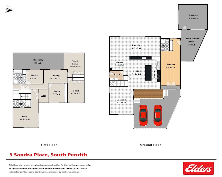 3 Sandra Place, South Penrith, NSW, 2750 - Floorplan 1