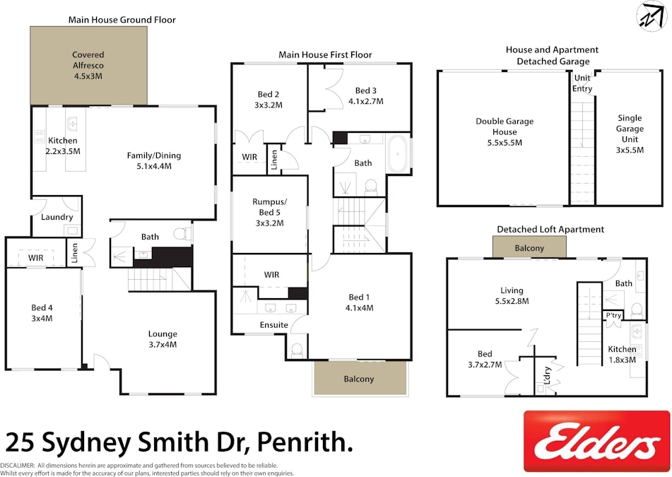 25 Sydney Smith Drive, Penrith, NSW, 2750 - Floorplan 1