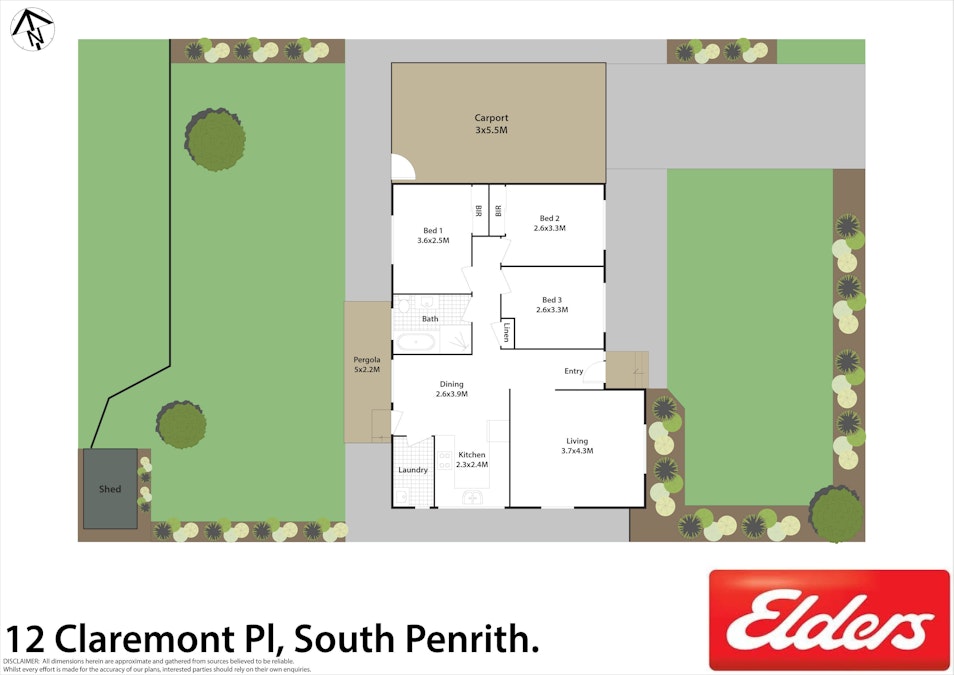 12  Claremont Place, South Penrith, NSW, 2750 - Floorplan 1