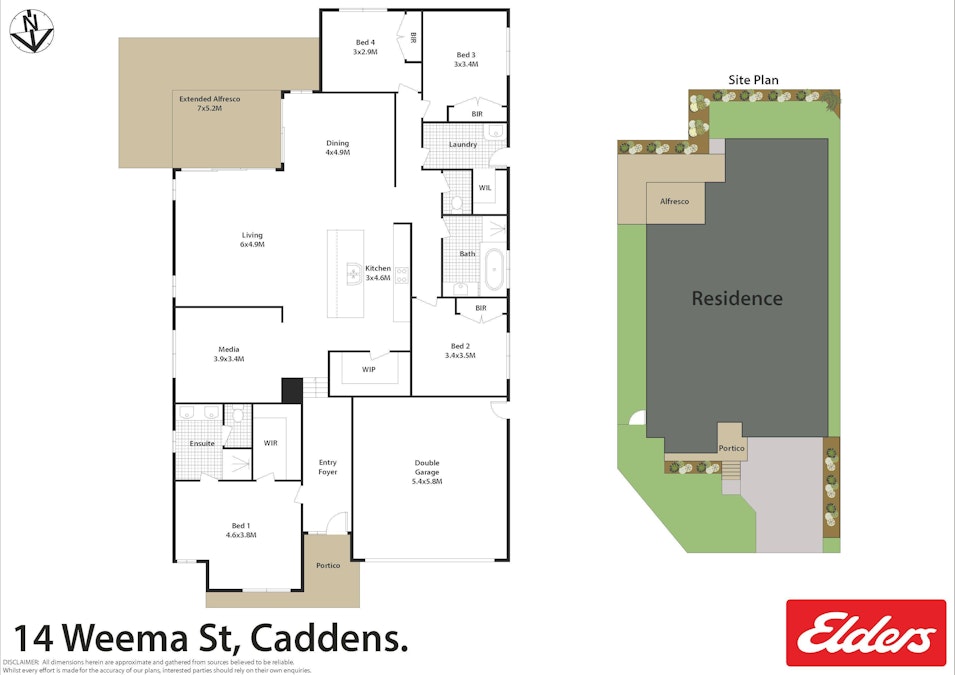 14 Weema Street, Caddens, NSW, 2747 - Floorplan 1
