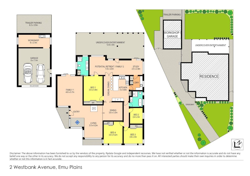 2 Westbank Avenue , Emu Plains, NSW, 2750 - Floorplan 1