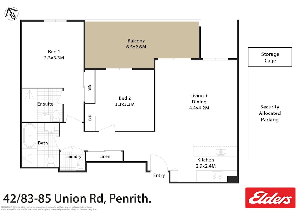 42/83-85 Union Road, Penrith, NSW, 2750 - Floorplan 1