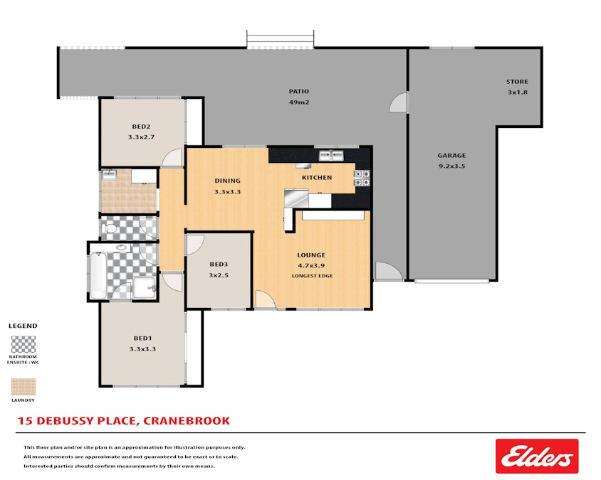 15 Debussy Place, Cranebrook, NSW, 2749 - Floorplan 1