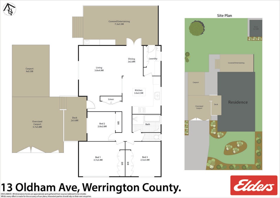 13  Oldham Avenue, Werrington County, NSW, 2747 - Floorplan 1