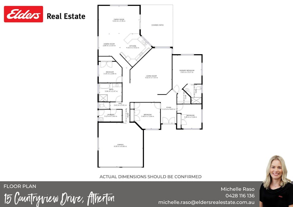 15 Countryview Drive, Atherton, QLD, 4883 - Floorplan 1