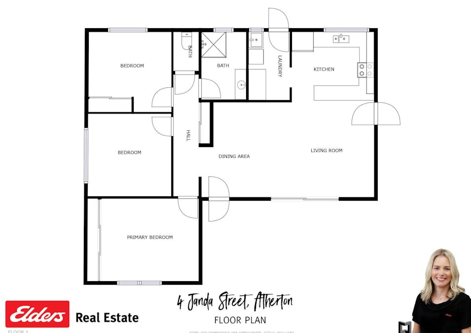4 Janda Street, Atherton, QLD, 4883 - Floorplan 1