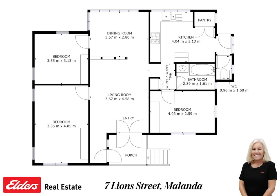 7 Lions Street, Malanda, QLD, 4885 - Floorplan 1