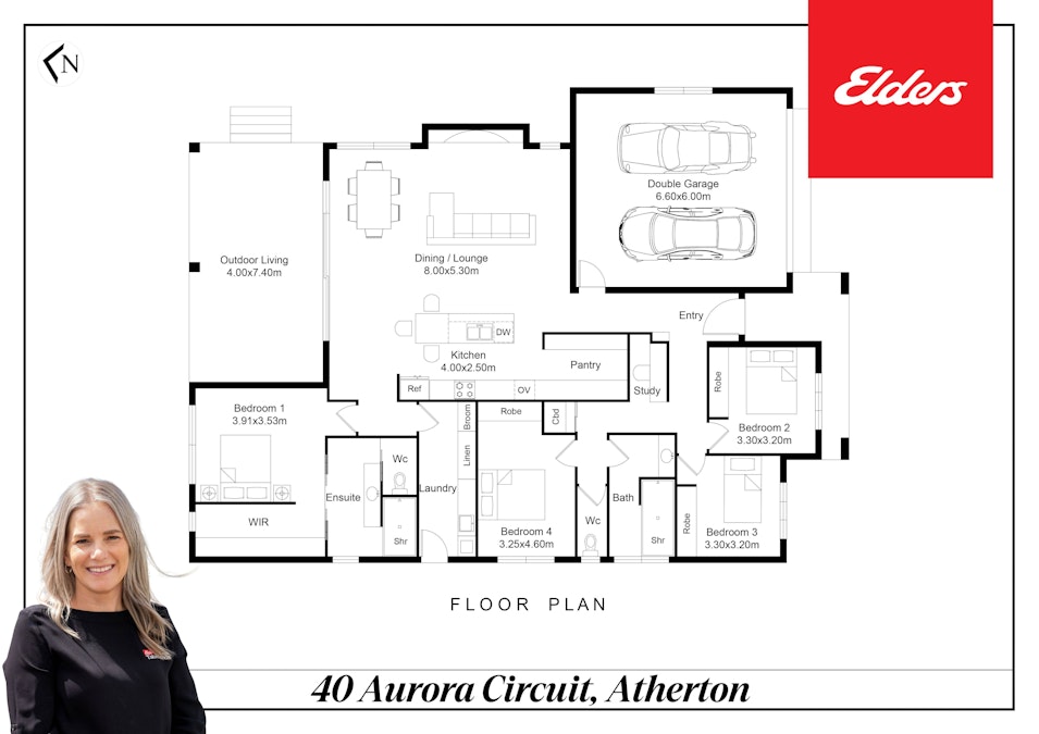 40 Aurora Circuit, Atherton, QLD, 4883 - Floorplan 1