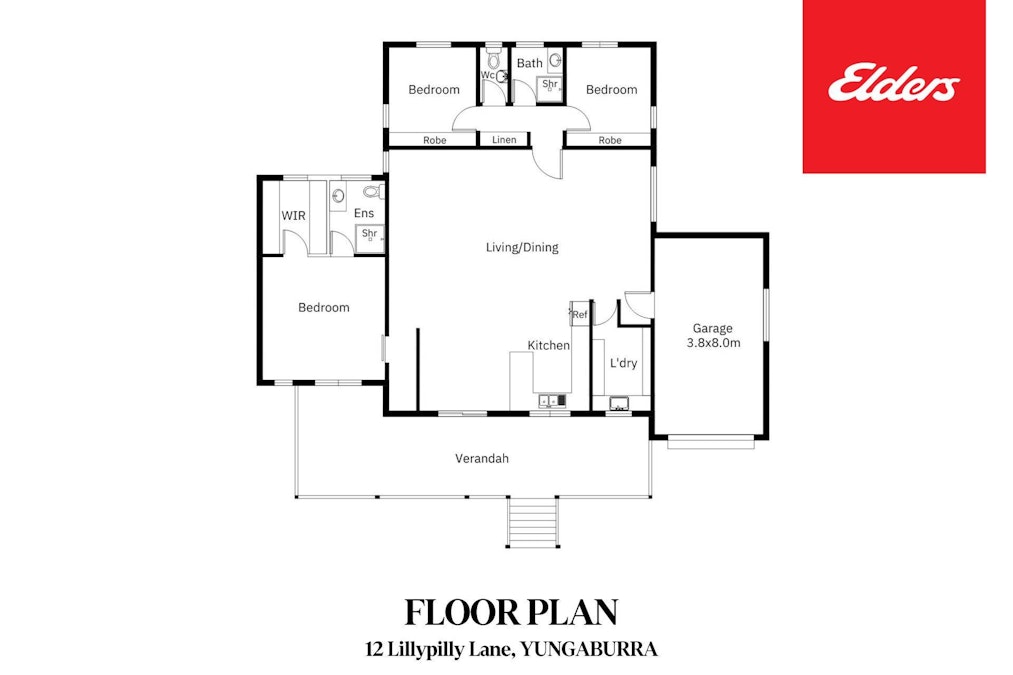 12 Lillypilly Lane, Yungaburra, QLD, 4884 - Floorplan 1