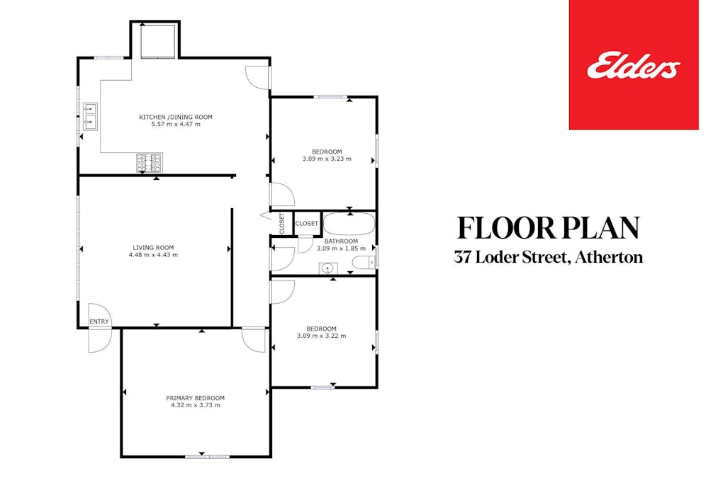 37 Loder Street, Atherton, QLD, 4883 - Floorplan 1