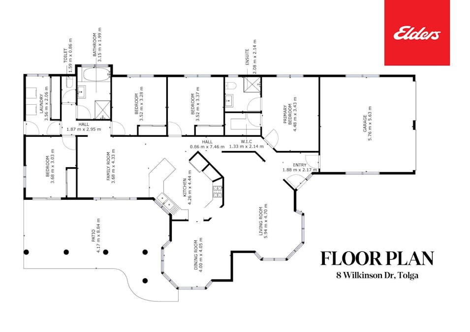 8 Wilkinson Drive, Tolga, QLD, 4882 - Floorplan 1