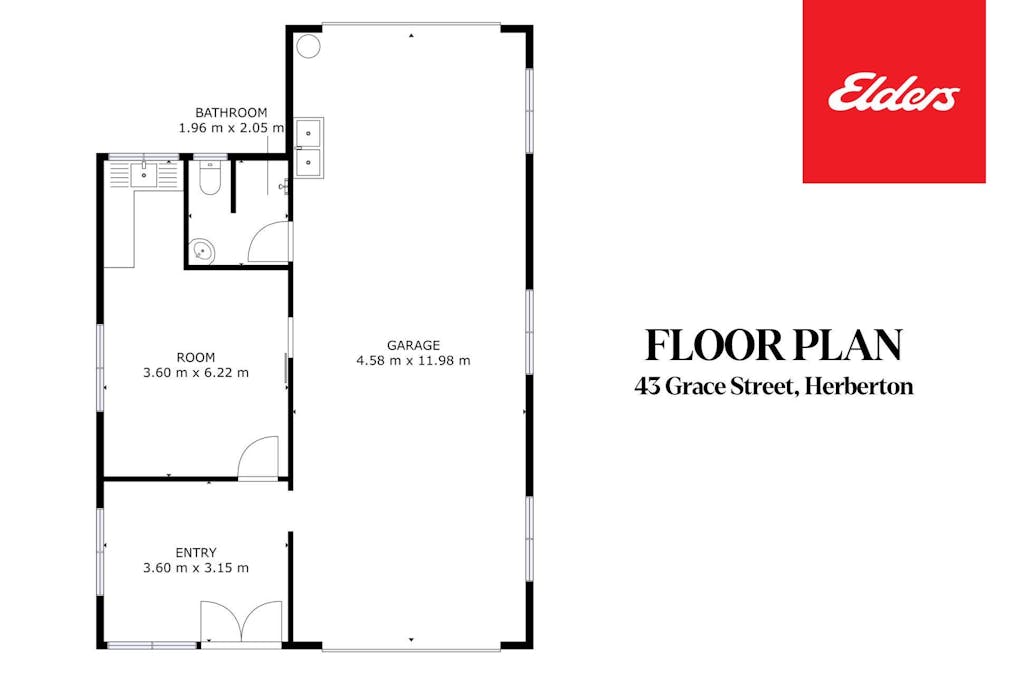 43 Grace Street, Herberton, QLD, 4887 - Floorplan 1