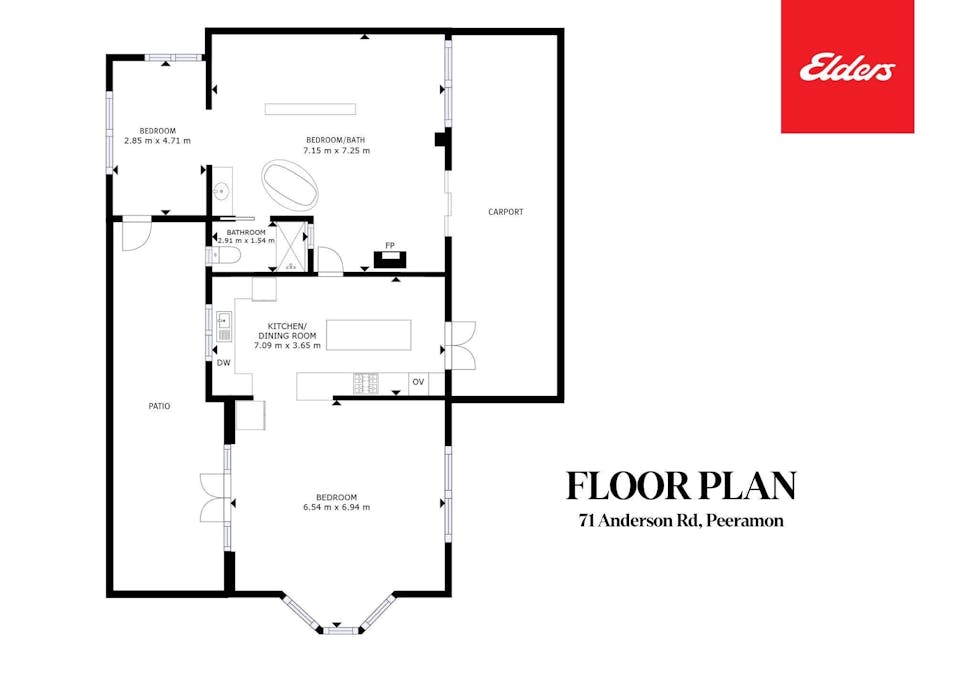 71 Anderson Road, Peeramon, QLD, 4885 - Floorplan 1