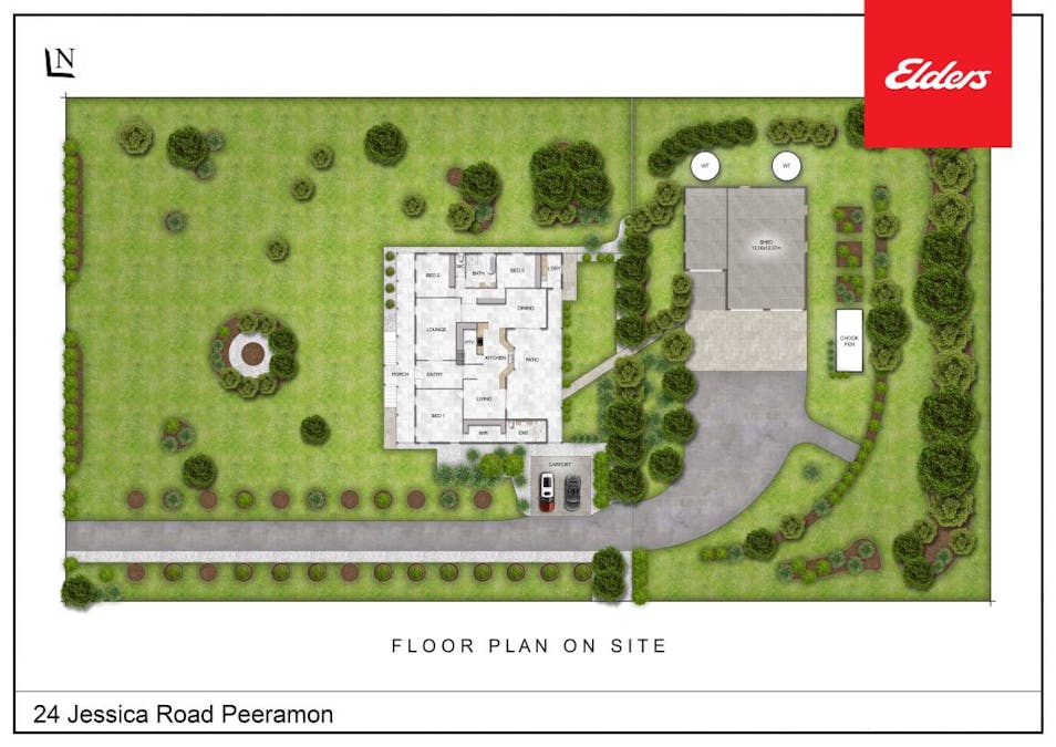 24 Jessica Road, Peeramon, QLD, 4885 - Floorplan 1
