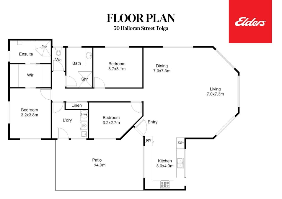 30 Halloran Street, Tolga, QLD, 4882 - Floorplan 1