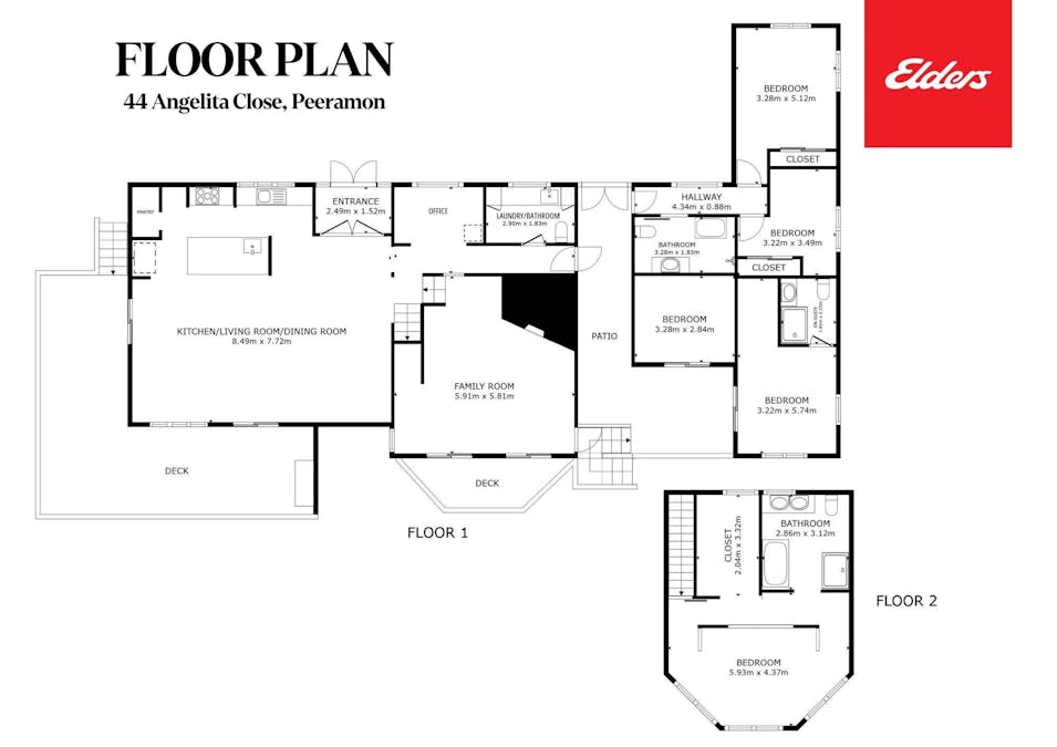 44 Angelita Close, Peeramon, QLD, 4885 - Floorplan 1