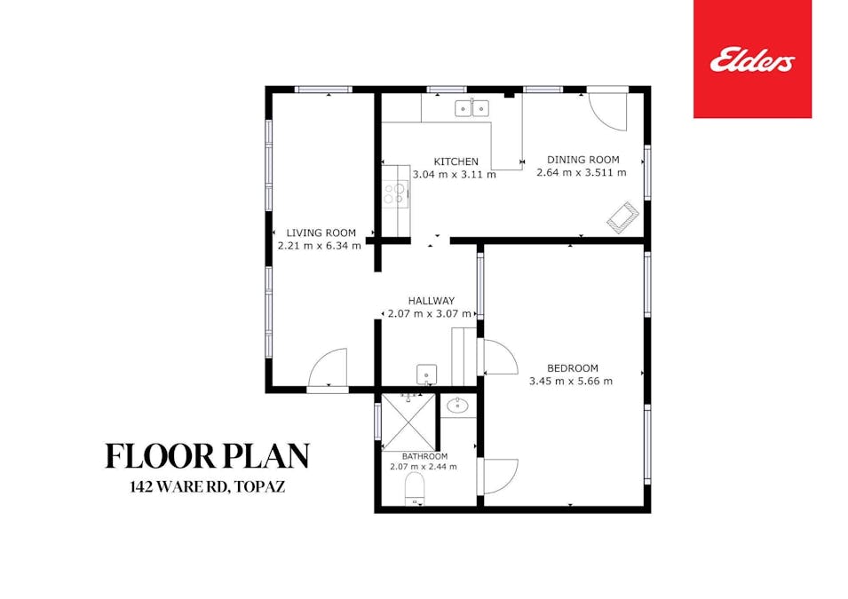 142 Ware Road, Topaz, QLD, 4885 - Floorplan 1