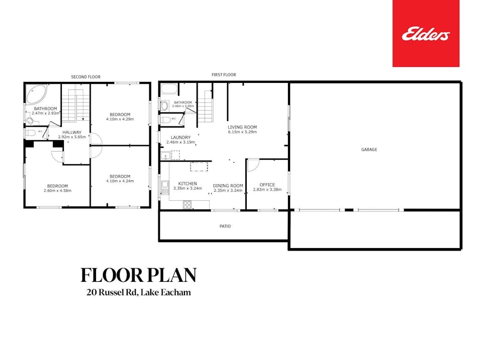 20 Russell Road, Lake Eacham, QLD, 4884 - Floorplan 1