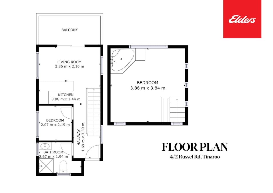 4/2 Russell Street, Tinaroo, QLD, 4872 - Floorplan 1
