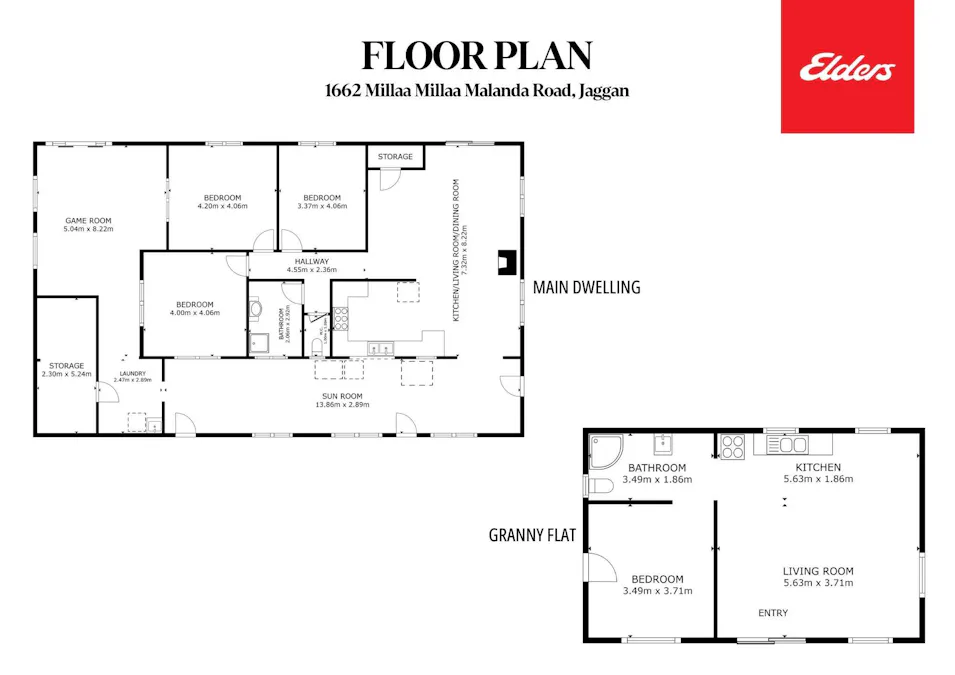 1662 Millaa Millaa - Malanda Road, Jaggan, QLD, 4885 - Floorplan 1