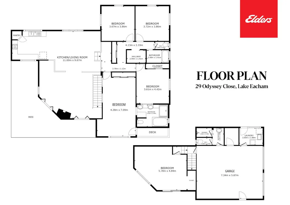 29 Odyssey Close, Lake Eacham, QLD, 4884 - Floorplan 1