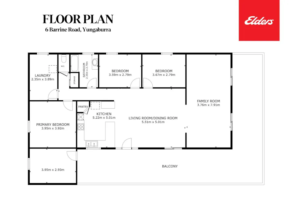 6 Barrine Road, Yungaburra, QLD, 4884 - Floorplan 1