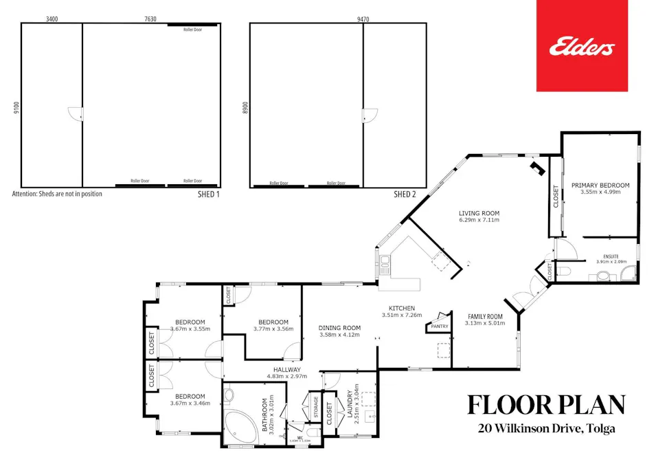 20 Wilkinson Drive, Tolga, QLD, 4882 - Floorplan 1