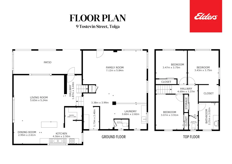 9 Tostevin Street, Tolga, QLD, 4882 - Floorplan 1