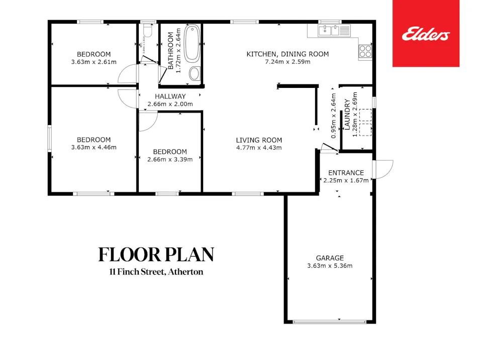11 Finch Street, Atherton, QLD, 4883 - Floorplan 1