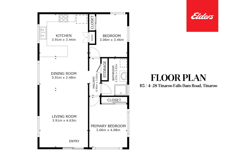 B3/4-28 Tinaroo Falls Dam Road, Tinaroo, QLD, 4872 - Floorplan 1