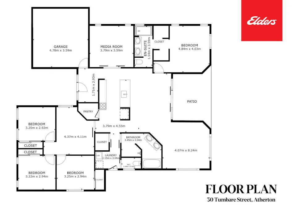 30 Tumbare Street, Atherton, QLD, 4883 - Floorplan 1
