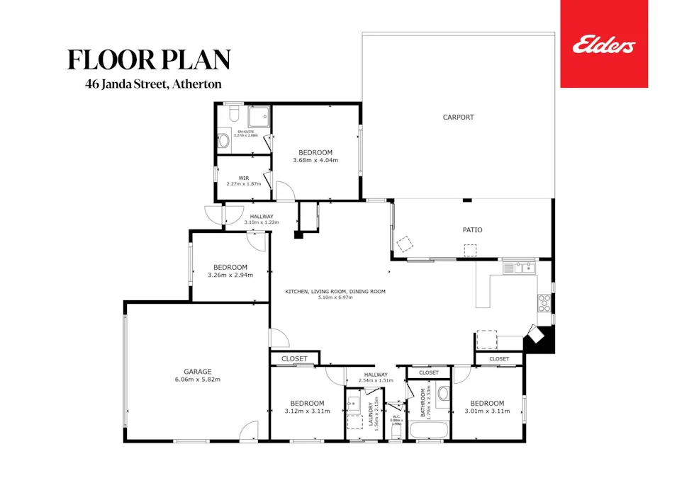 46 Janda Street, Atherton, QLD, 4883 - Floorplan 1