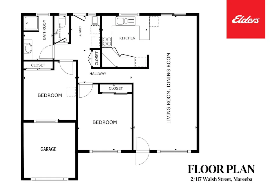 2/117 Walsh Street, Mareeba, QLD, 4880 - Floorplan 1
