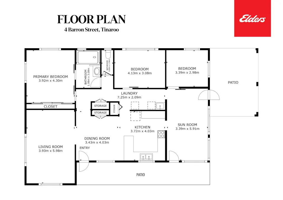 4 Barron Street, Tinaroo, QLD, 4872 - Floorplan 1